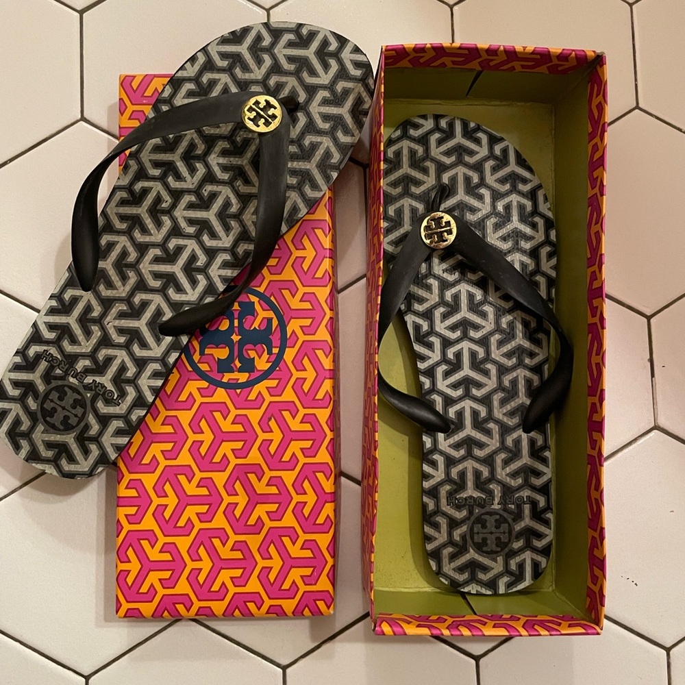 Tory Burch Flip Flops Size 11